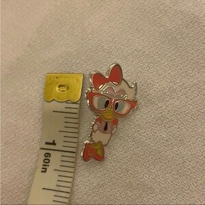 Disney Nerds Rock Daisy Duck Pink and White Character Pin